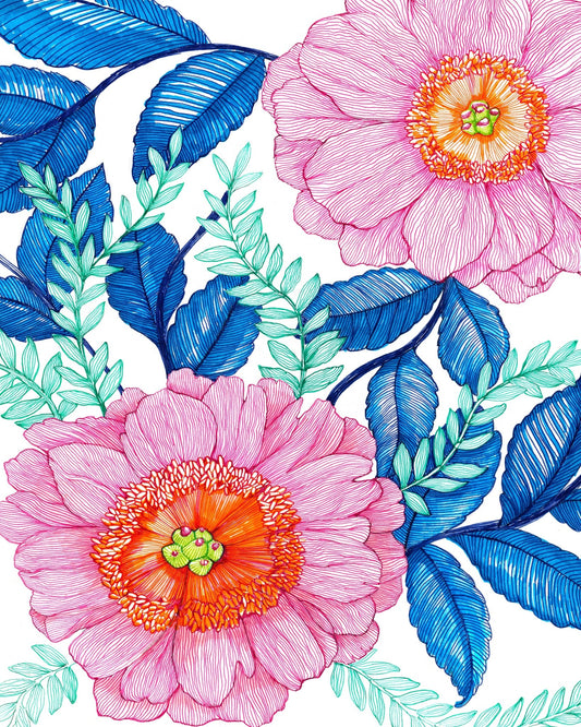 Pink Florals