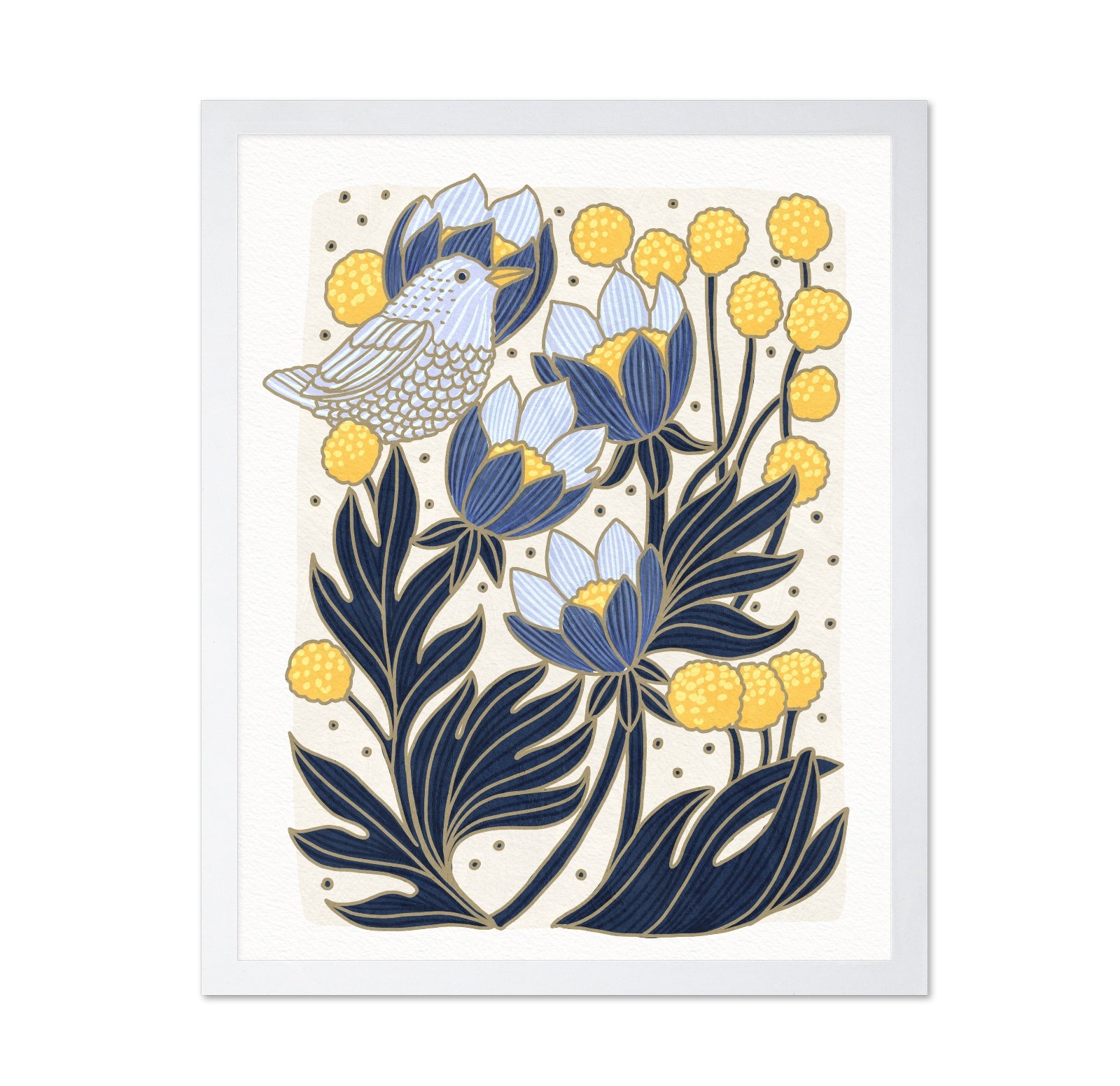 Birds And Flowers