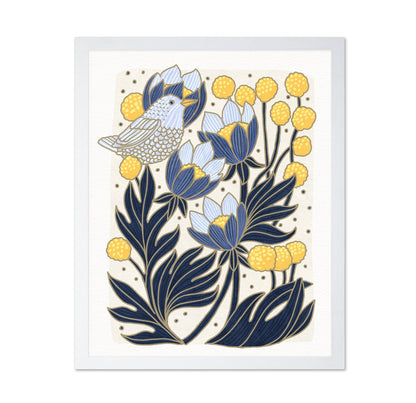 Birds And Flowers