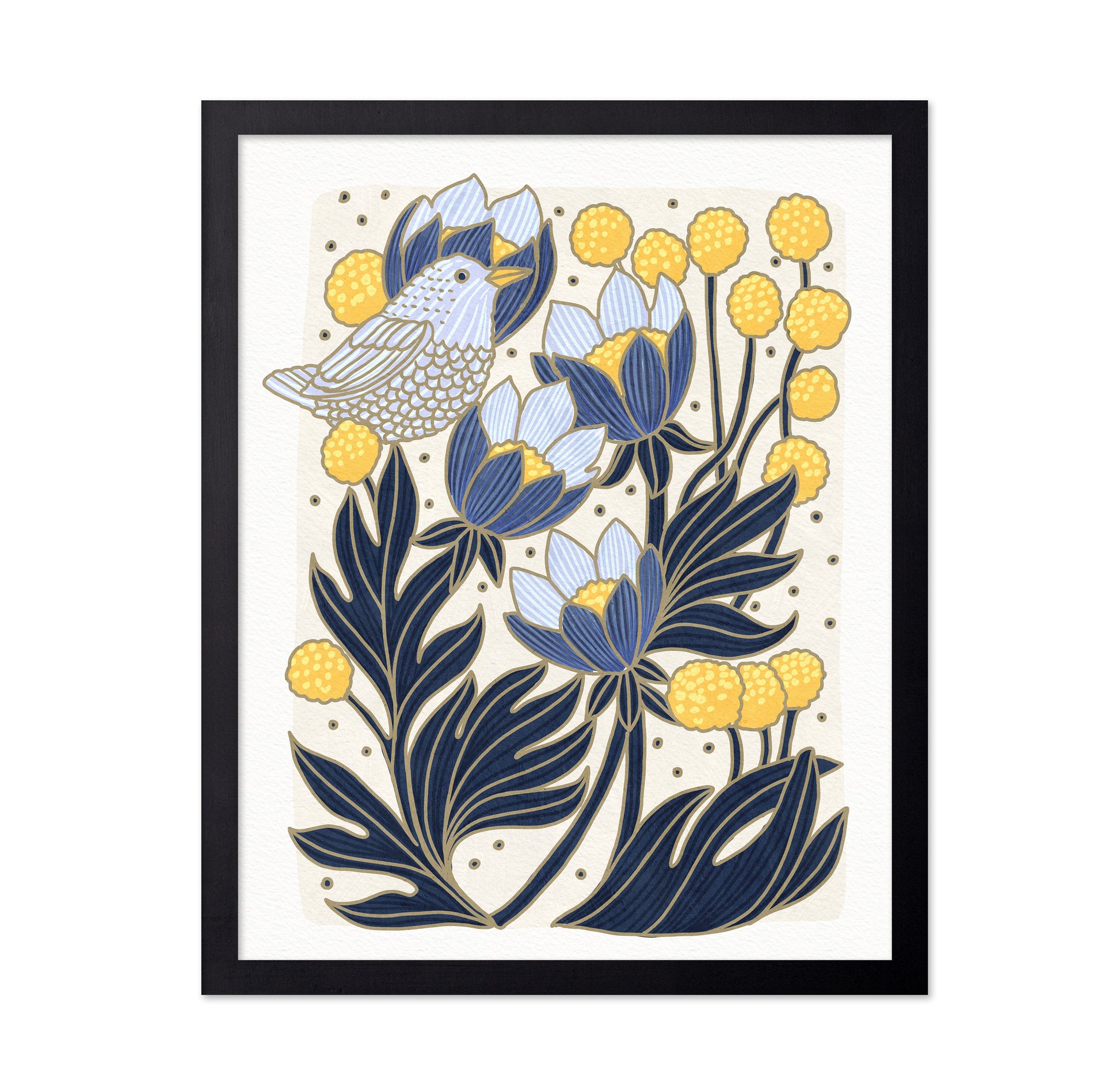 Birds And Flowers