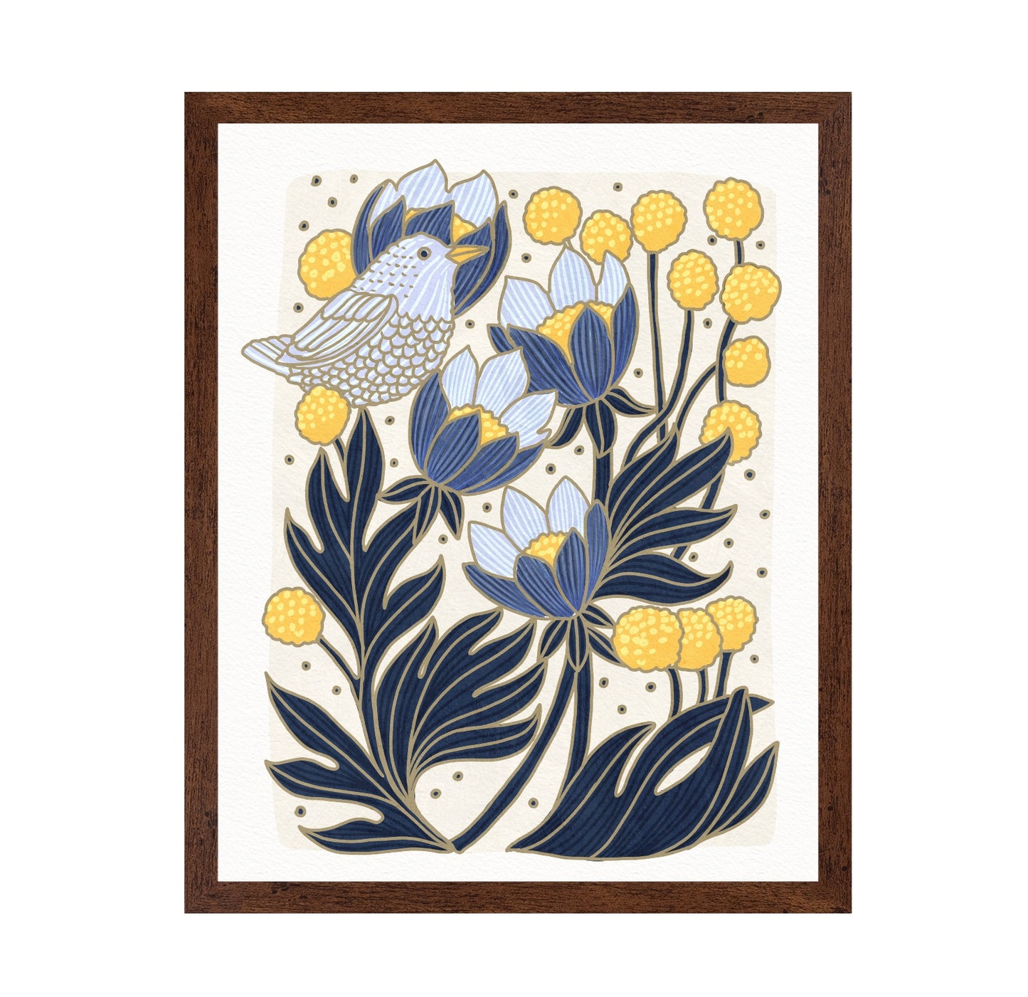 Birds And Flowers