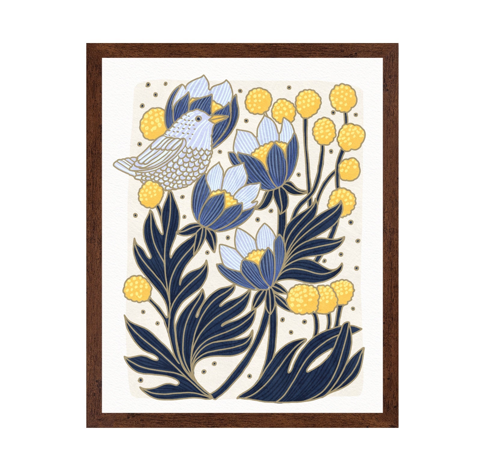 Birds And Flowers