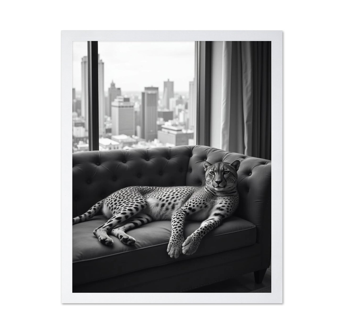 Cheetah on the Sofa