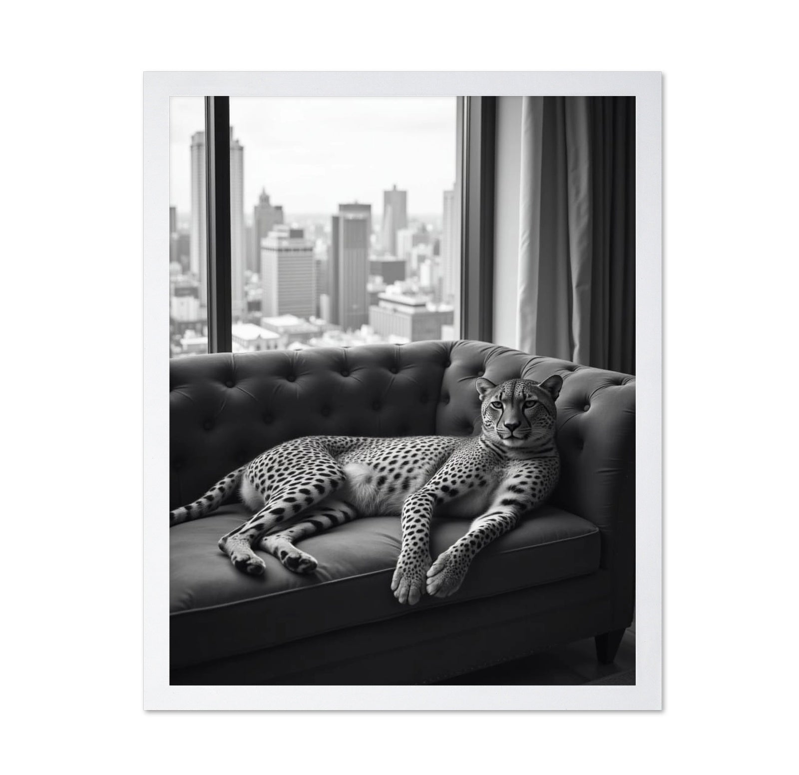 Cheetah on the Sofa