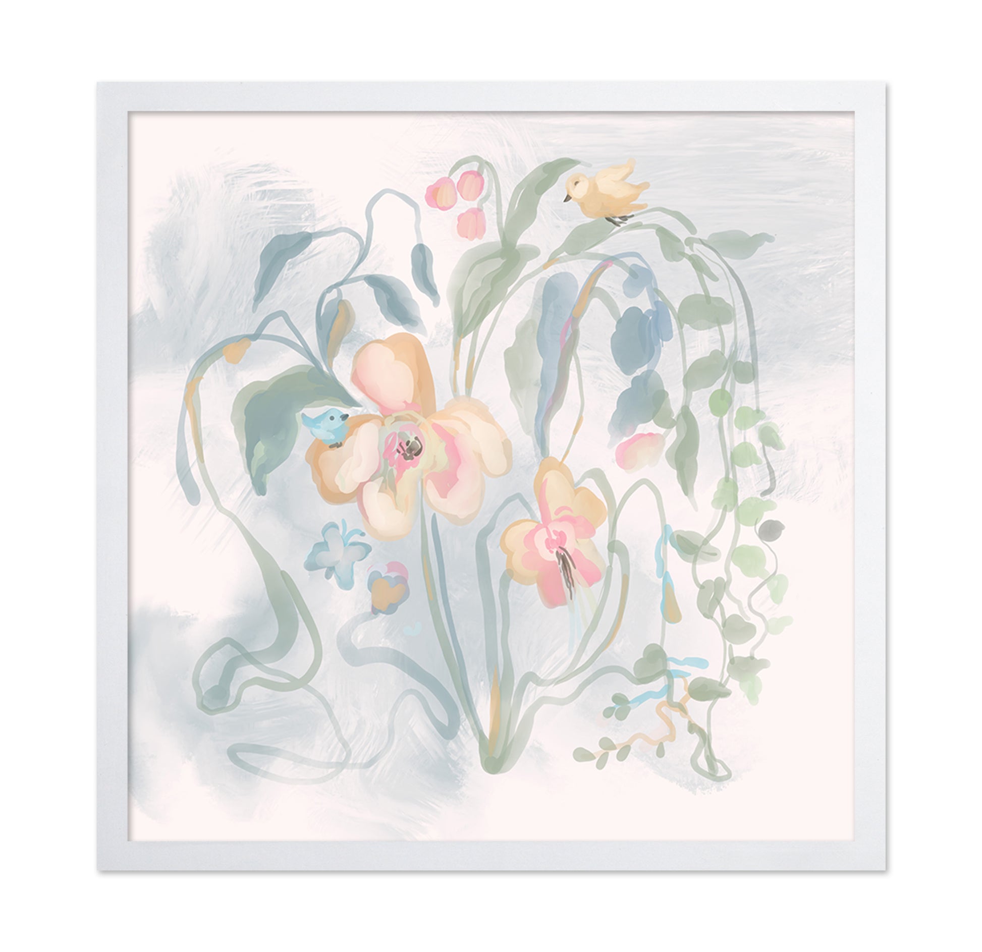 Yellow Bird and Blue Bird-Set of Two
