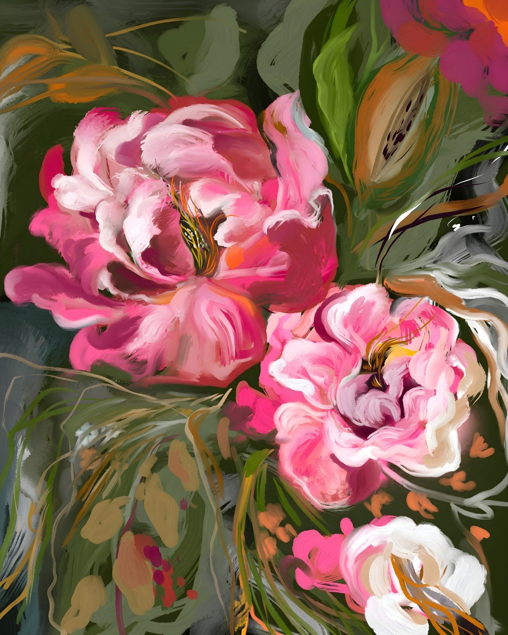Expressive Pink Peonies