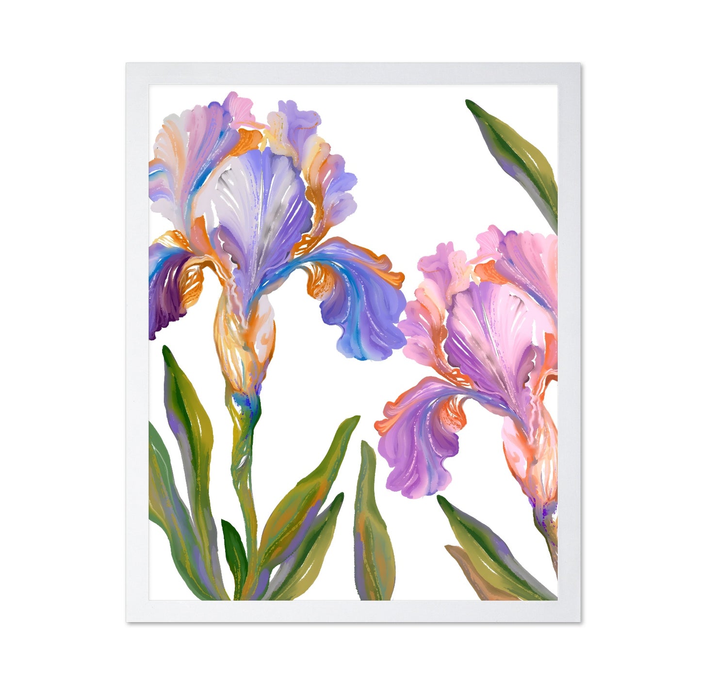 Watercolor Iris