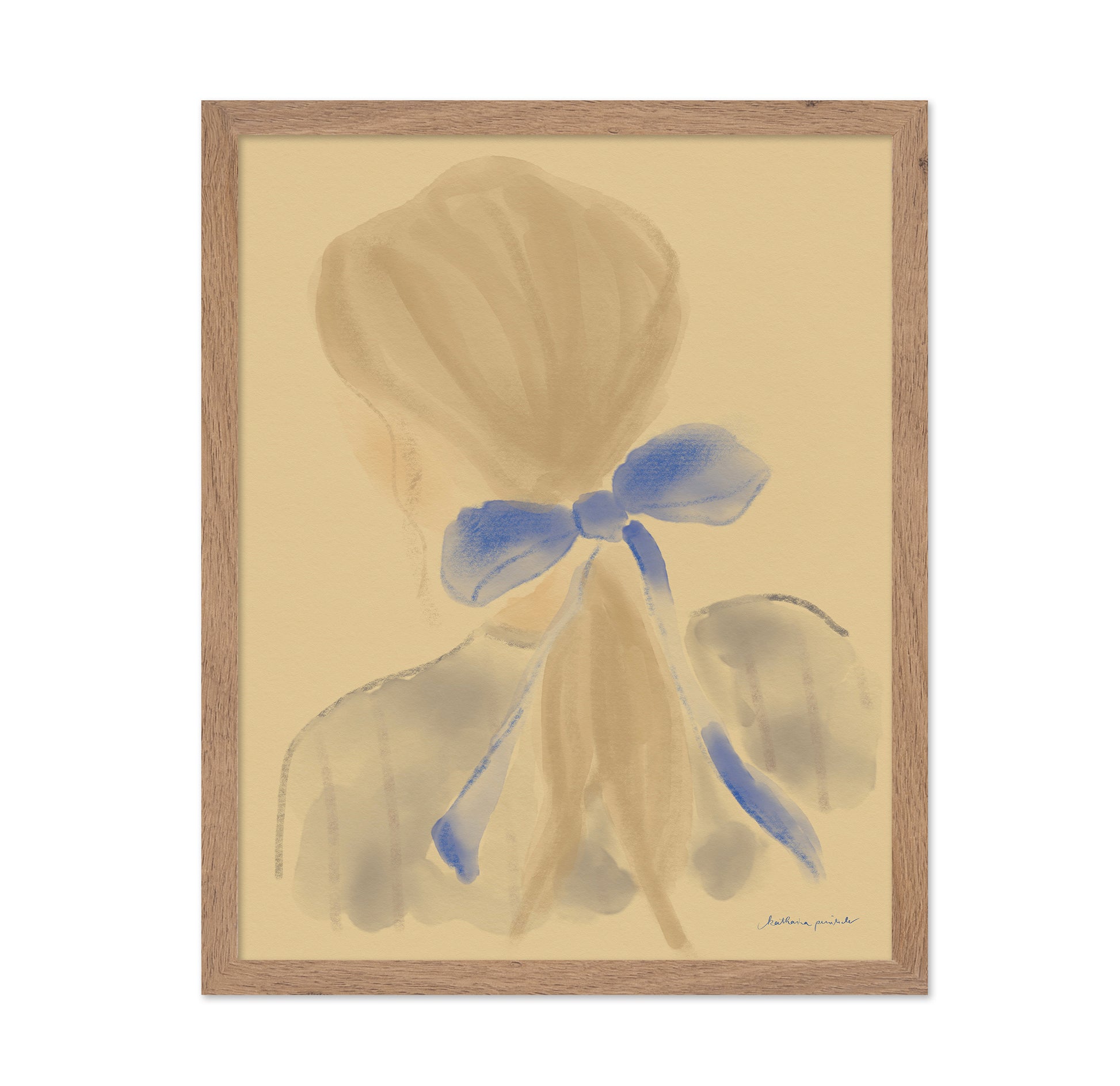 Girl With A Blue Hair Ribbon