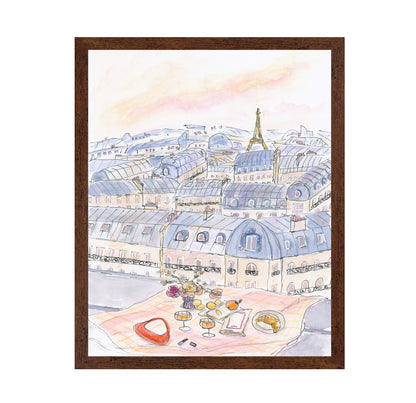 Parisian Rooftop Picnic With Eiffel Tower Views