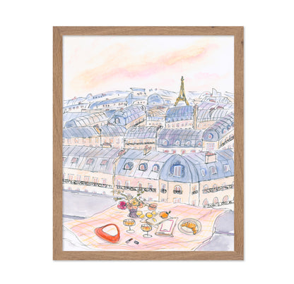 Parisian Rooftop Picnic With Eiffel Tower Views