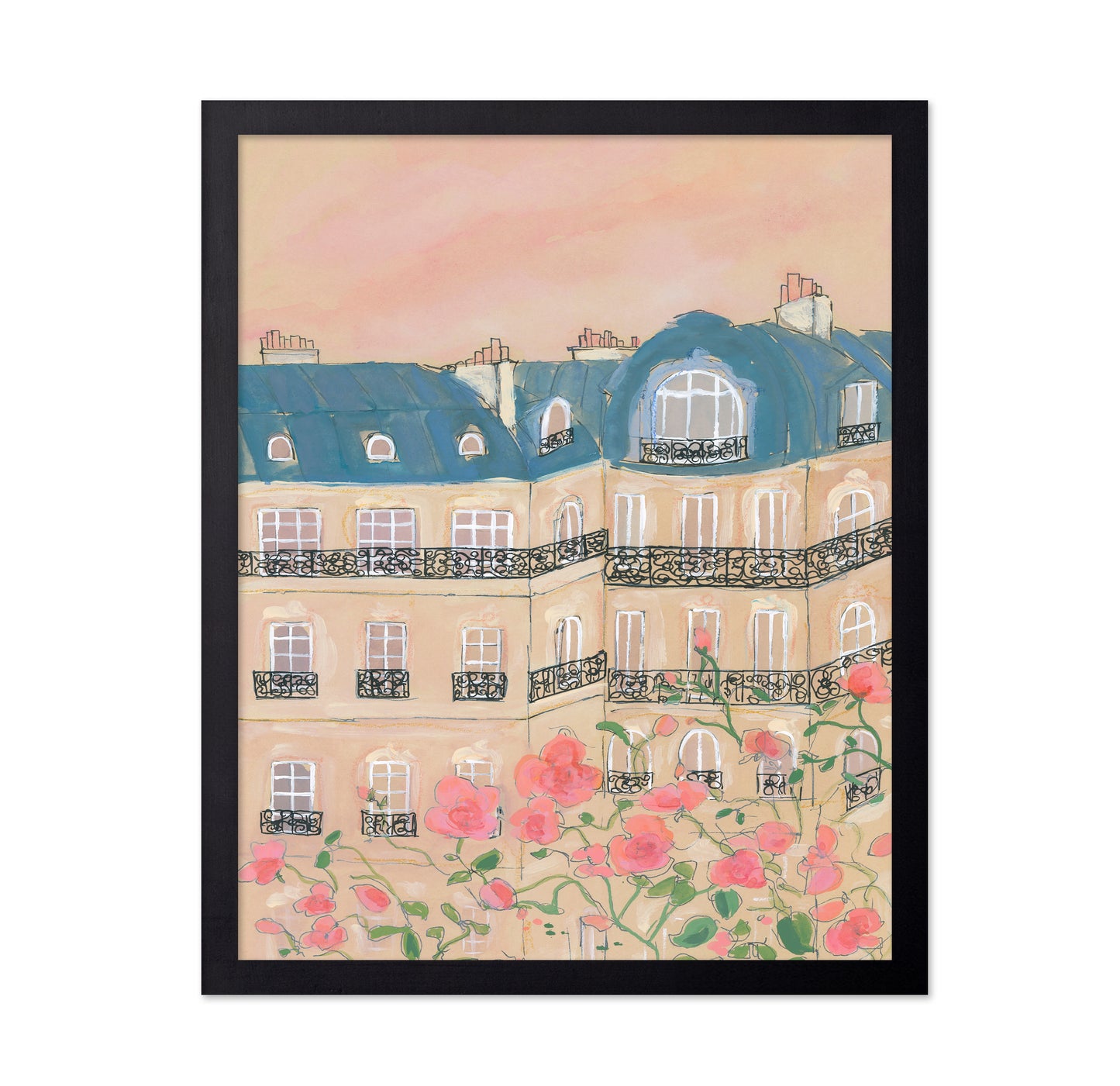 Sunset Over Paris