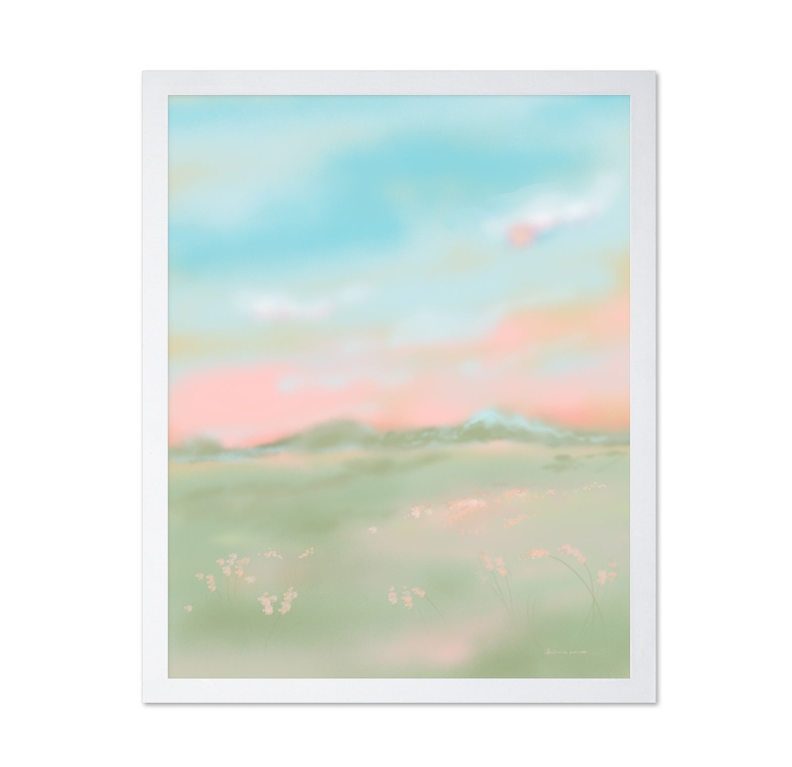 Dreamy Pastel Landscape