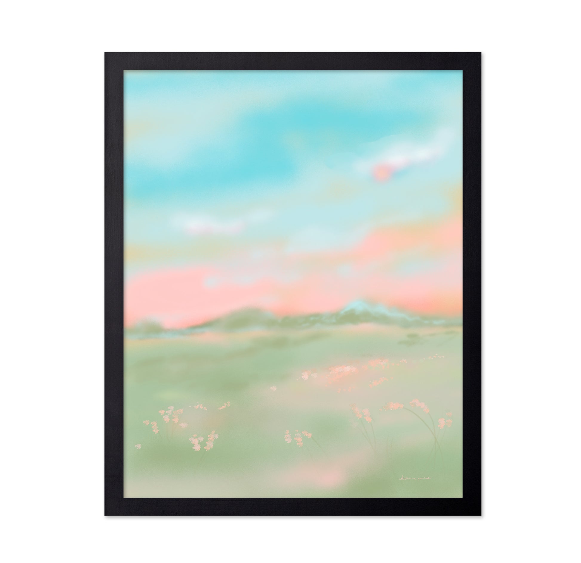 Dreamy Pastel Landscape
