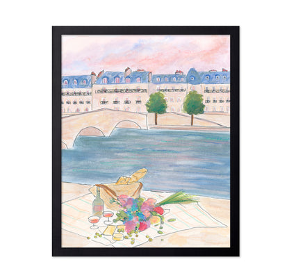 Paris Picnic At the Seine