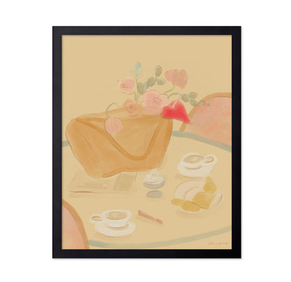 Coffee Date With Flowers