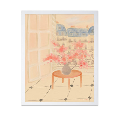 Cherry Blossoms In Parisian Apartment
