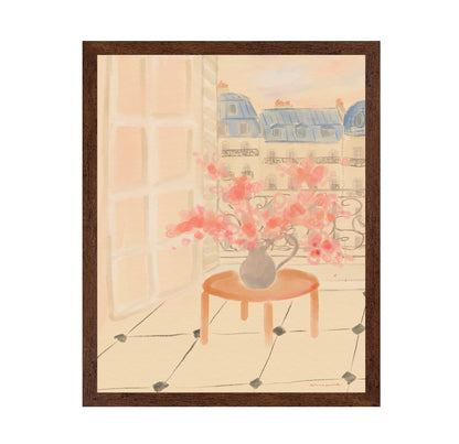 Cherry Blossoms In Parisian Apartment