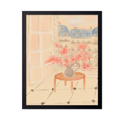 Cherry Blossoms In Parisian Apartment