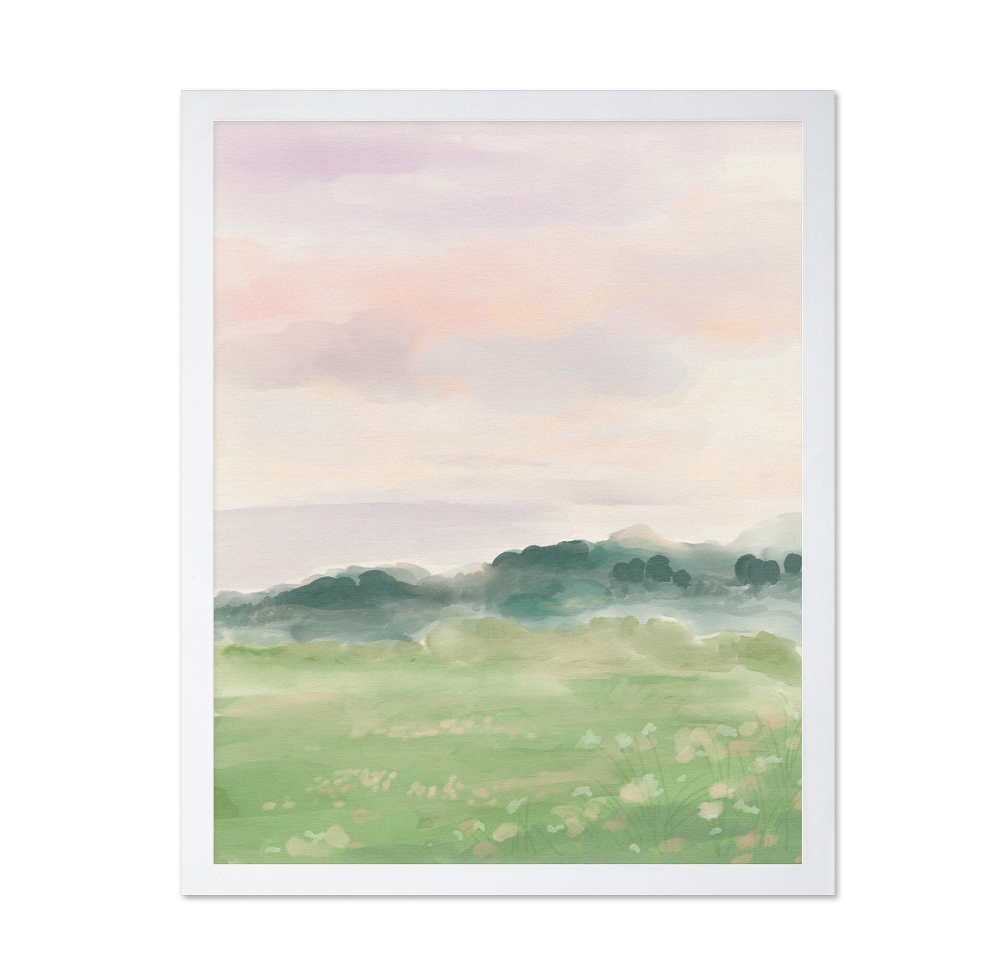 Misty Morning Fields