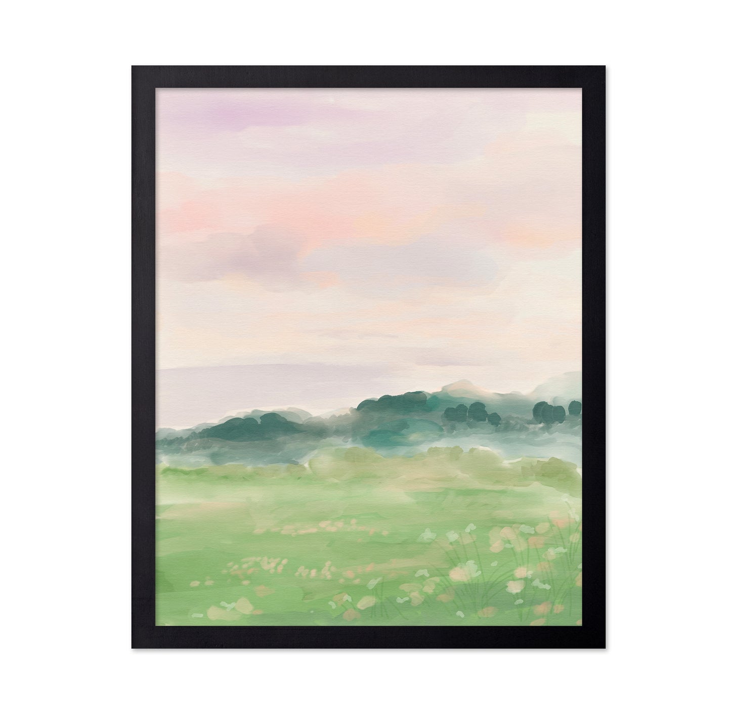 Misty Morning Fields