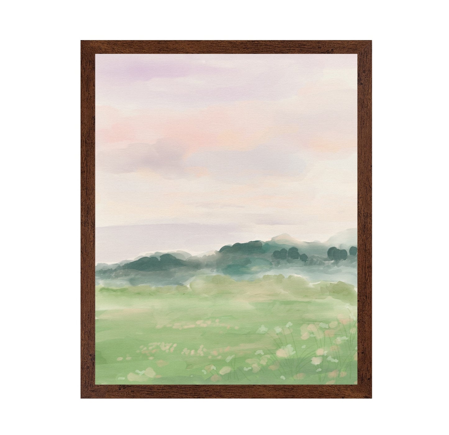 Misty Morning Fields