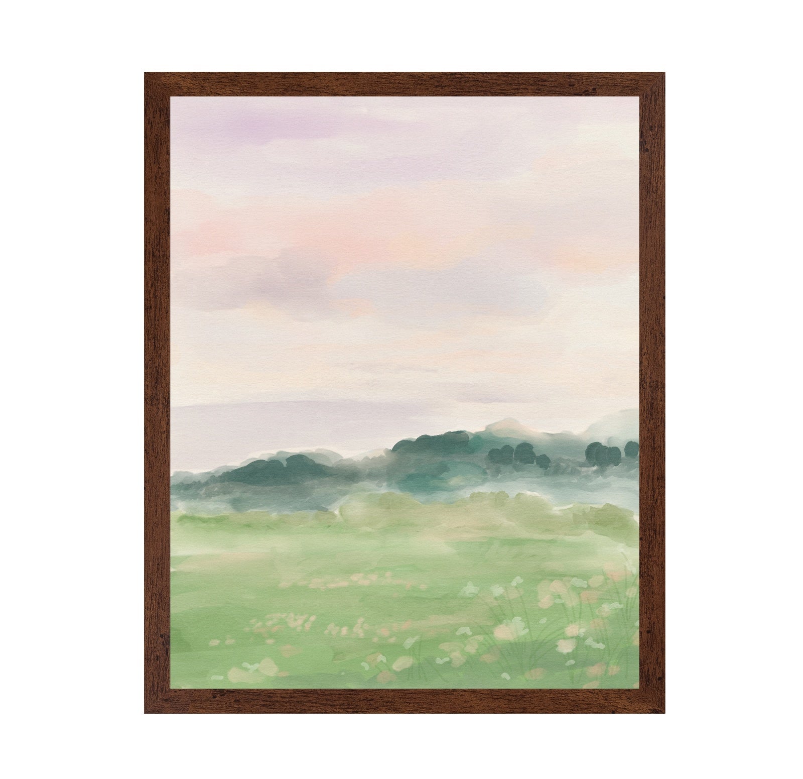 Misty Morning Fields