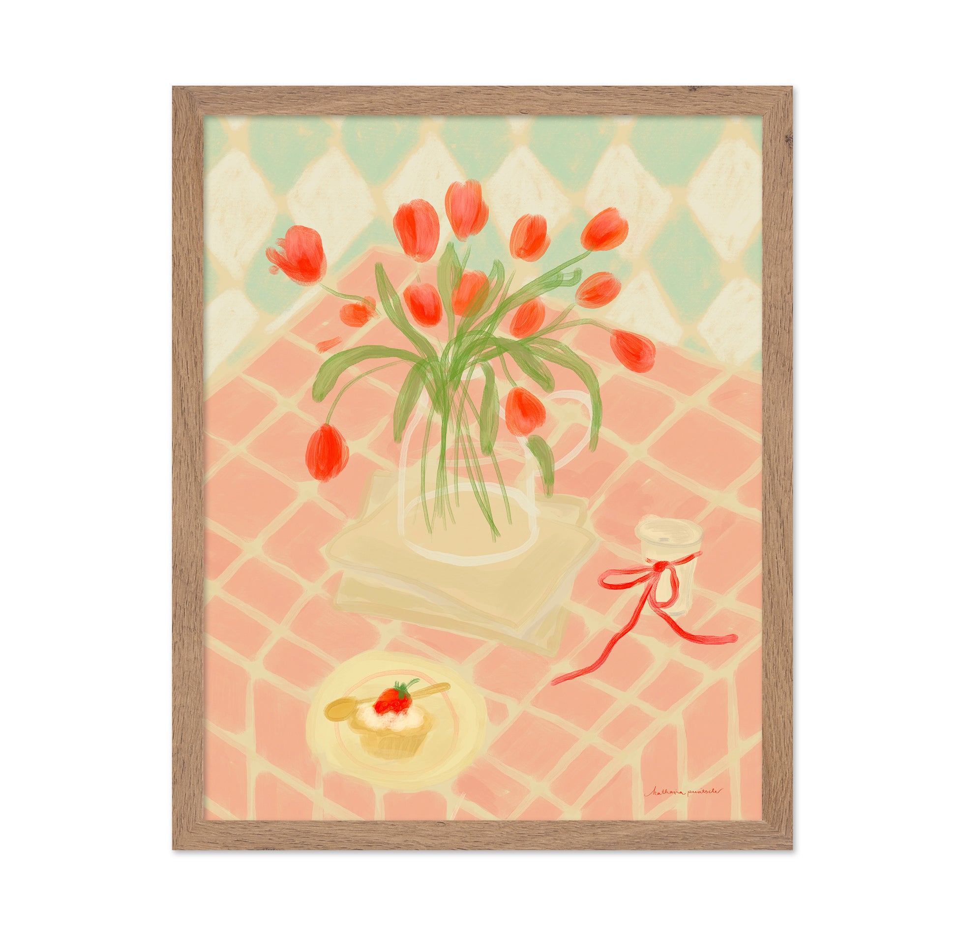 Red Tulips Summer Picnic
