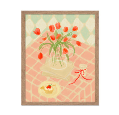 Red Tulips Summer Picnic