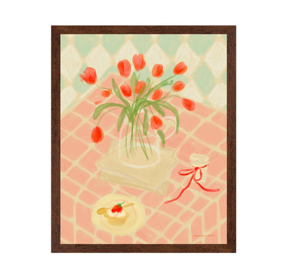Red Tulips Summer Picnic