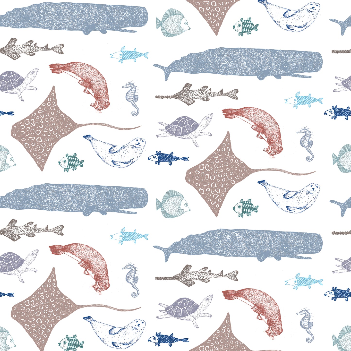 Marine Life Pattern