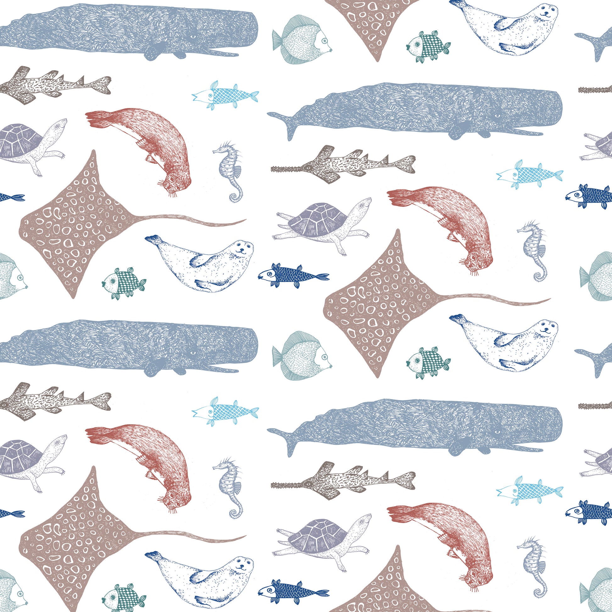 Marine Life Pattern