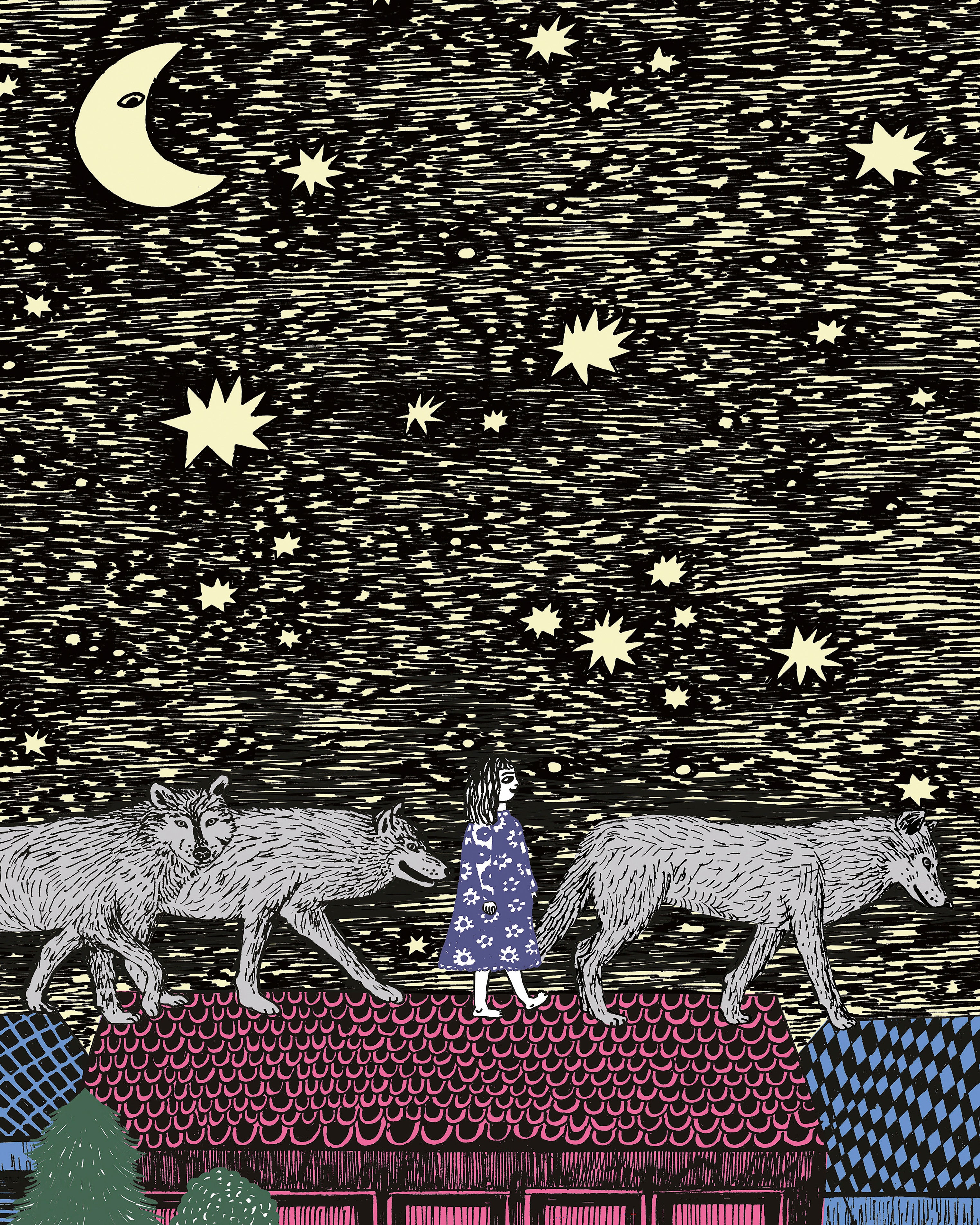 Girl With Wolves – Poster Master