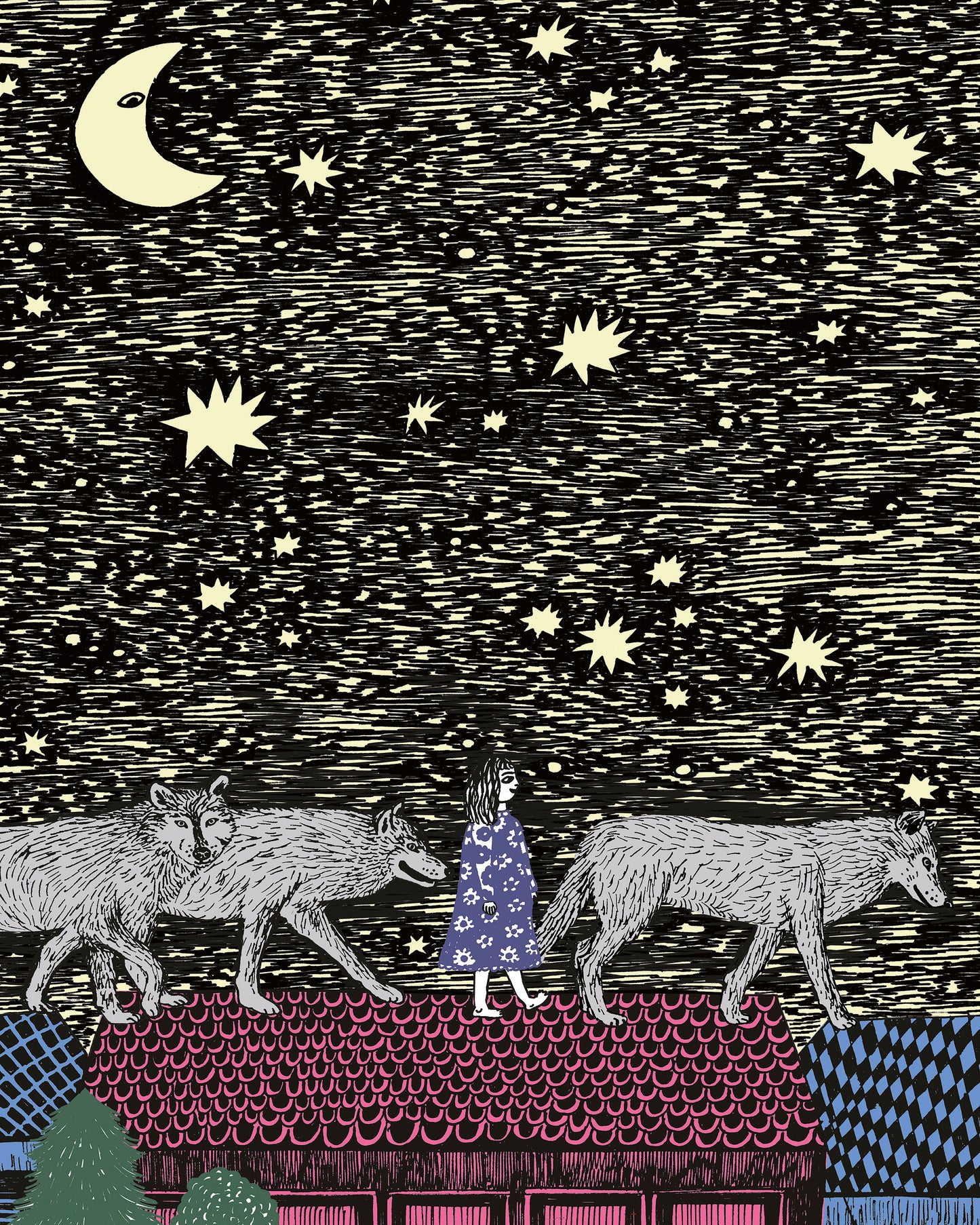 Girl With Wolves