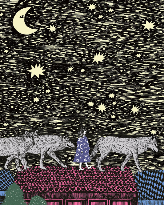 Girl With Wolves