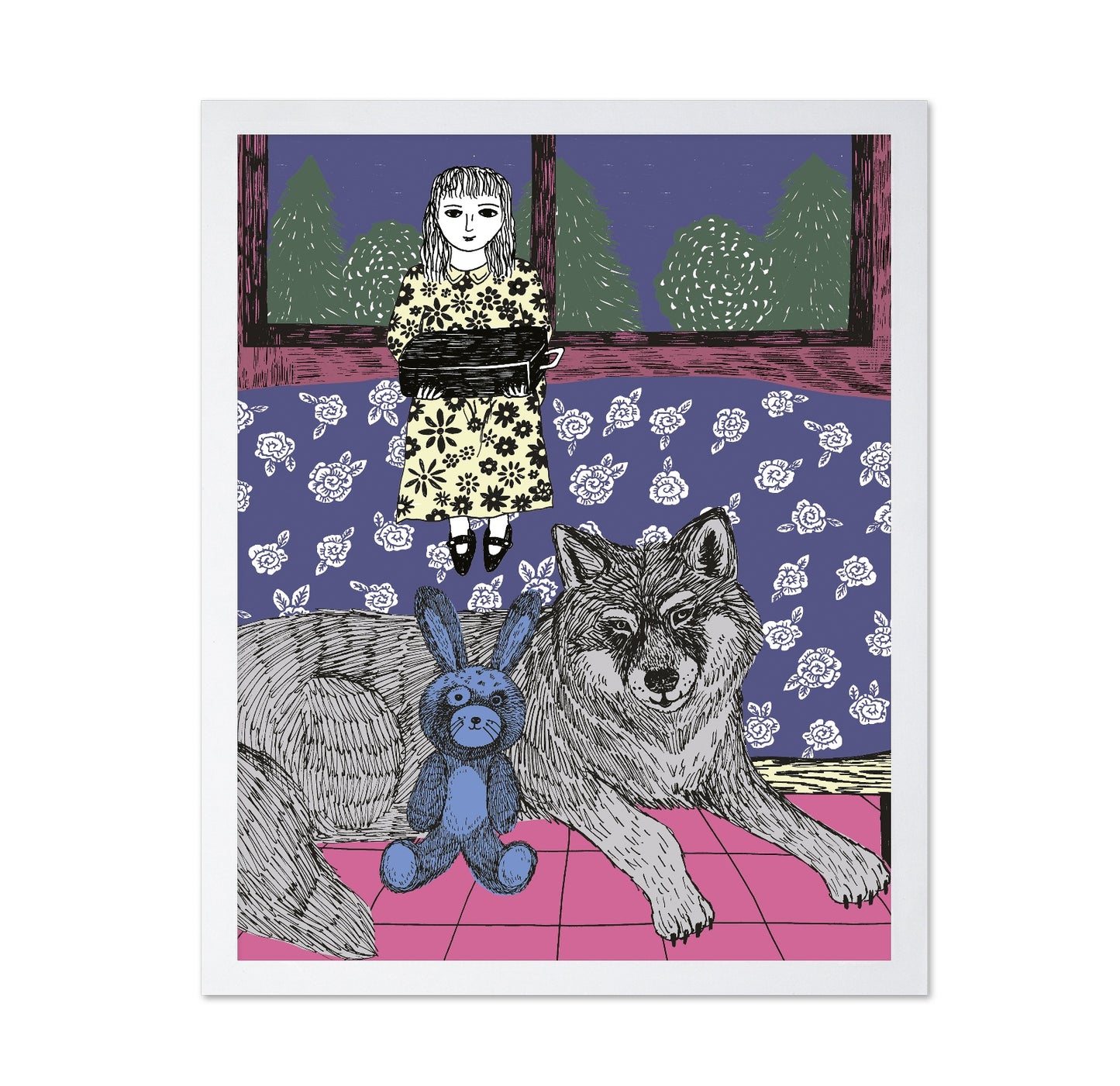 Girl With Wolf