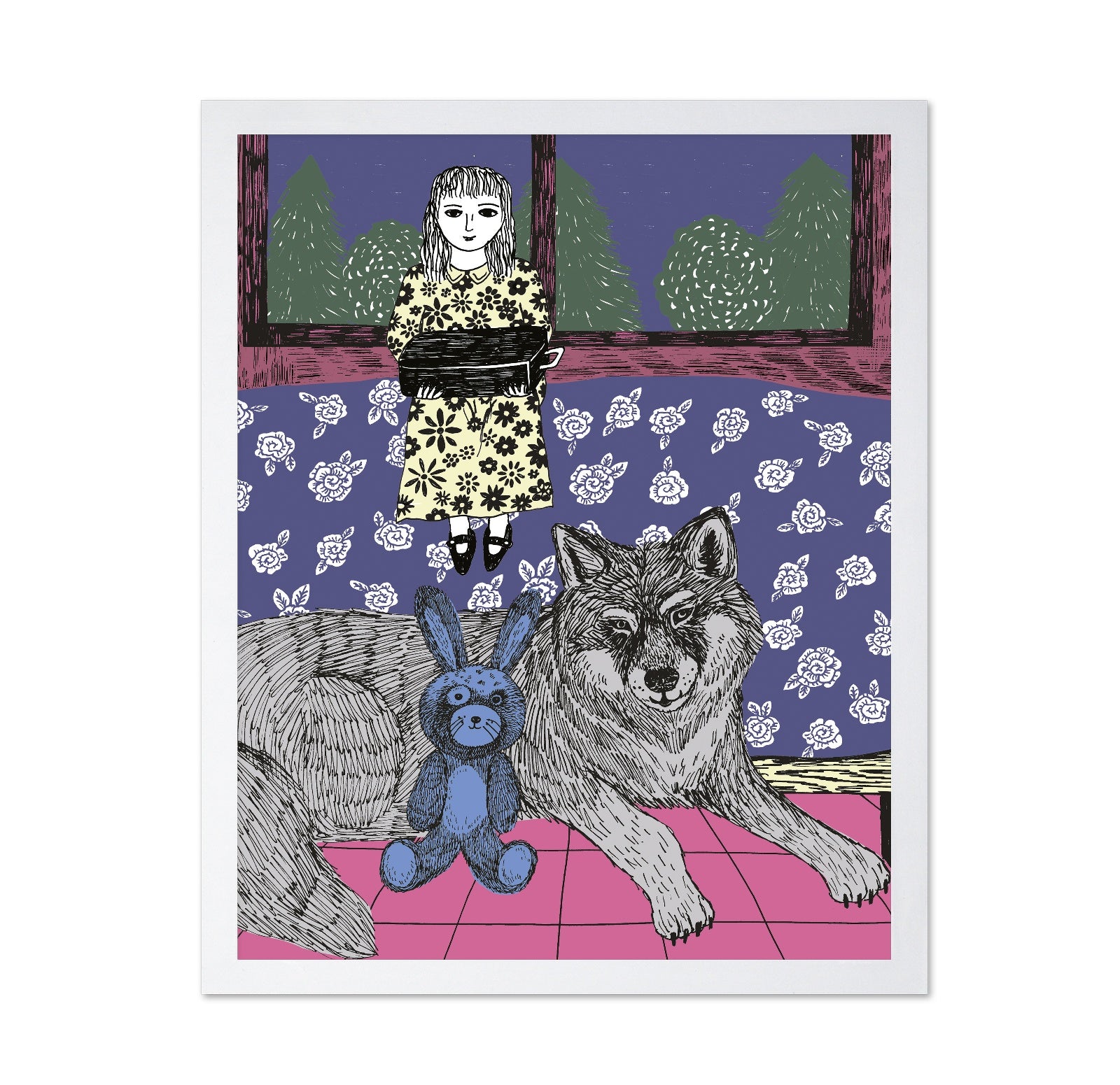 Girl With Wolf