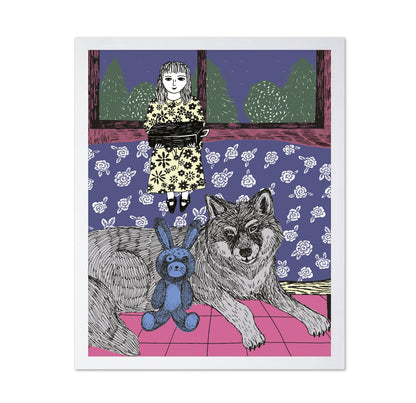 Girl With Wolf