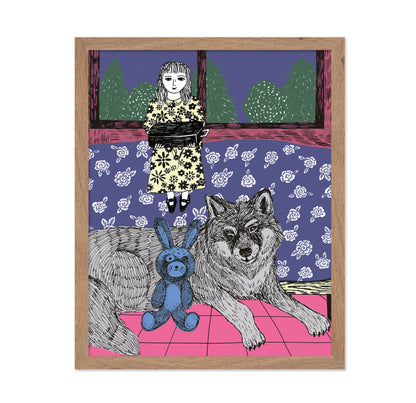 Girl With Wolf
