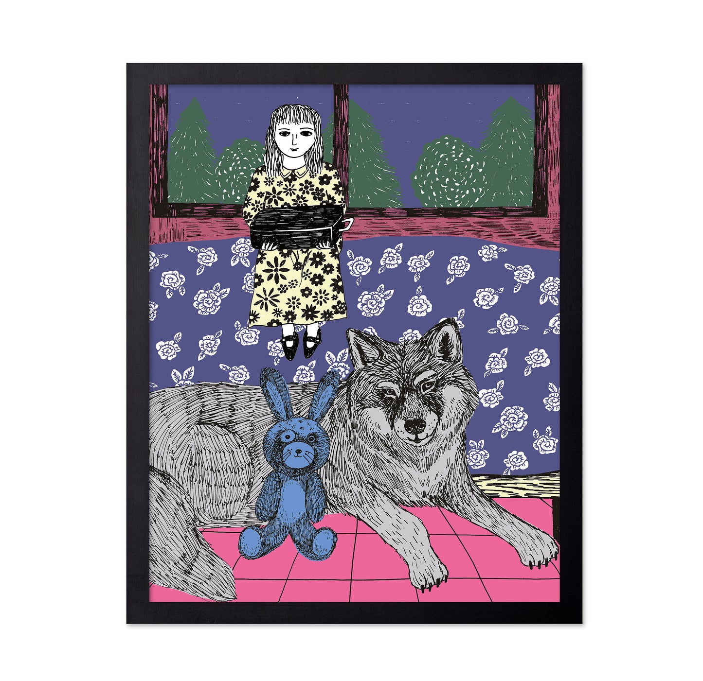 Girl With Wolf