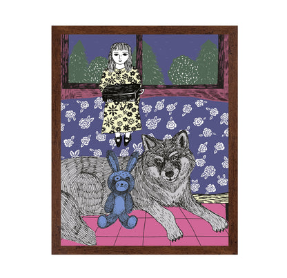 Girl With Wolf