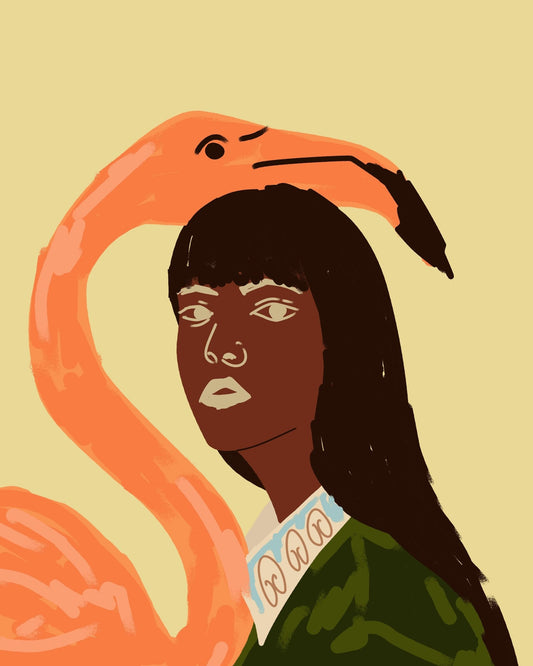 Wrapped In Flamingo Dreams