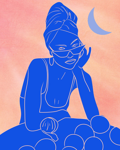 Late Night Thoughts Under the Moon