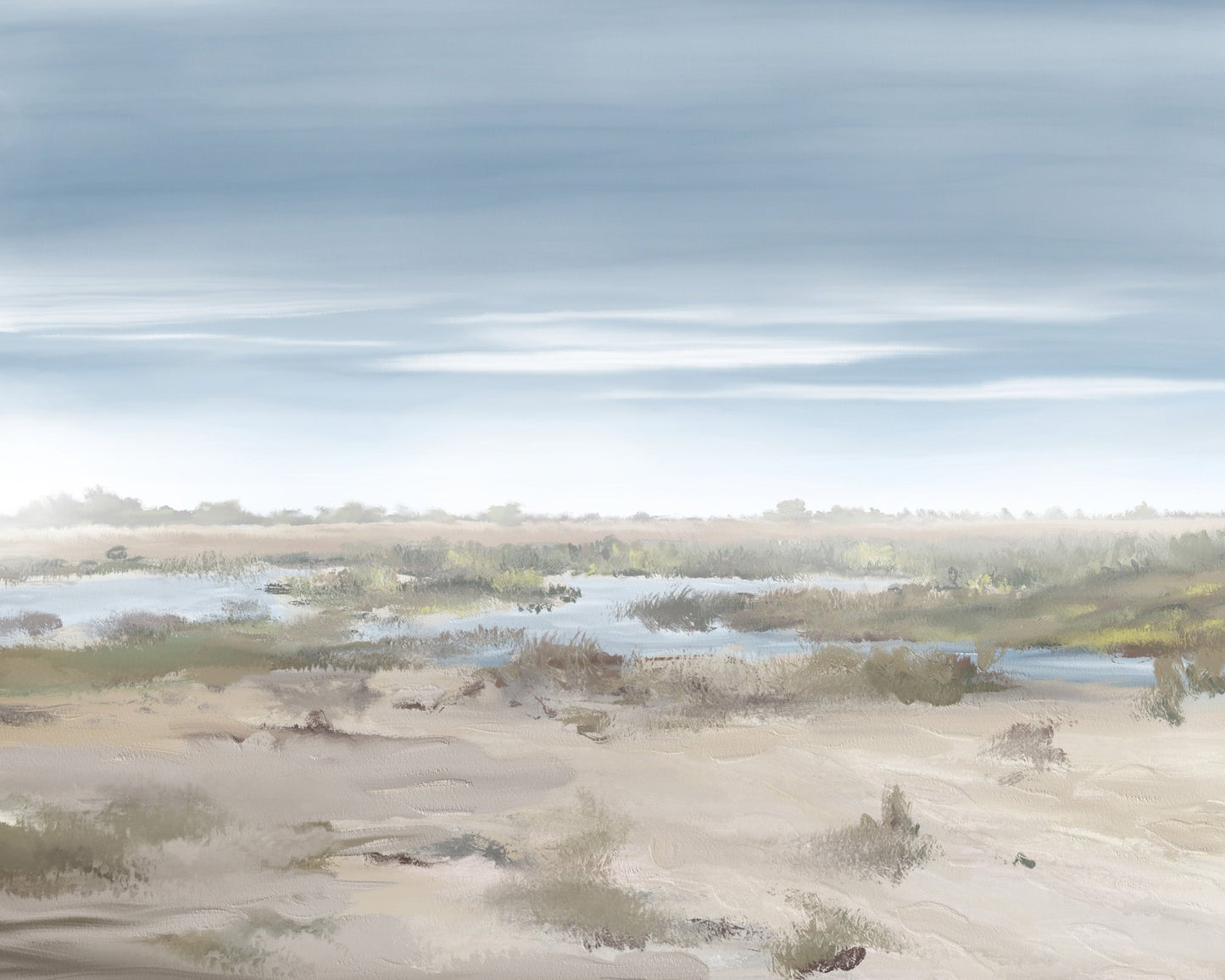 The Misty Rising Caprivi Botswana