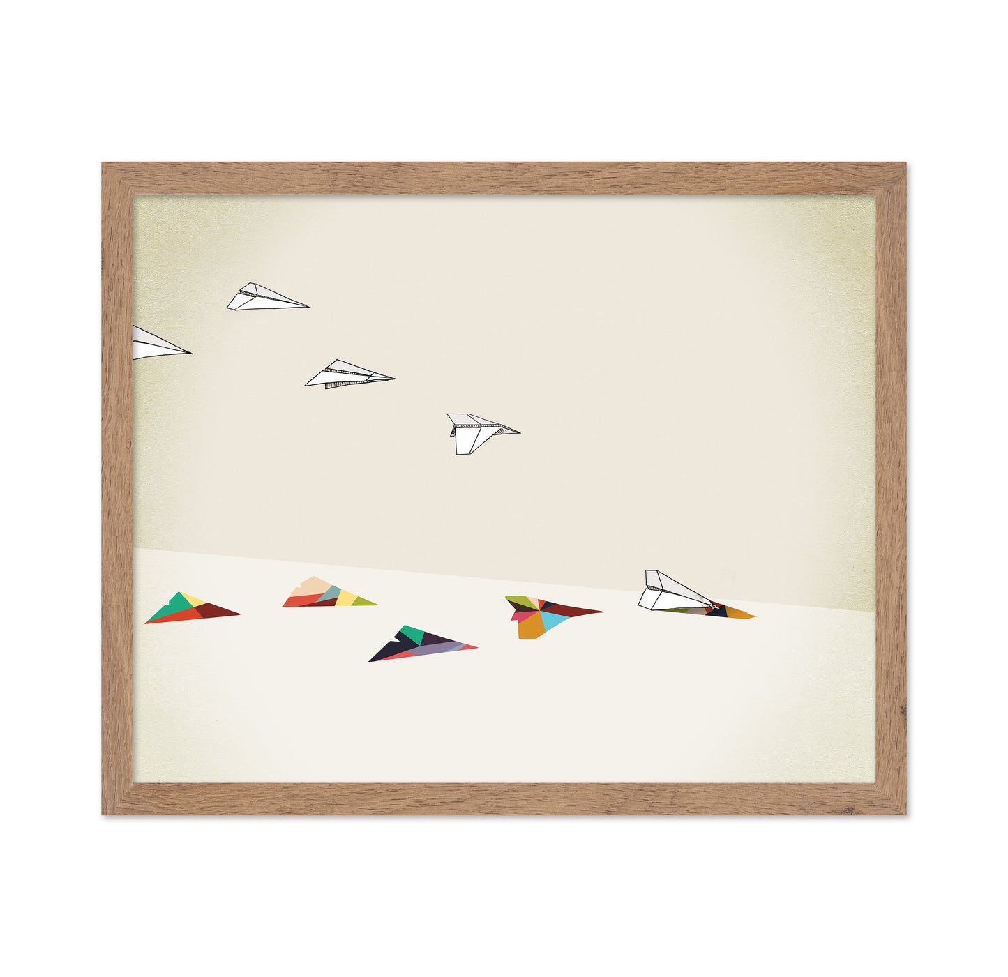 Walking Shadow Paper Planes