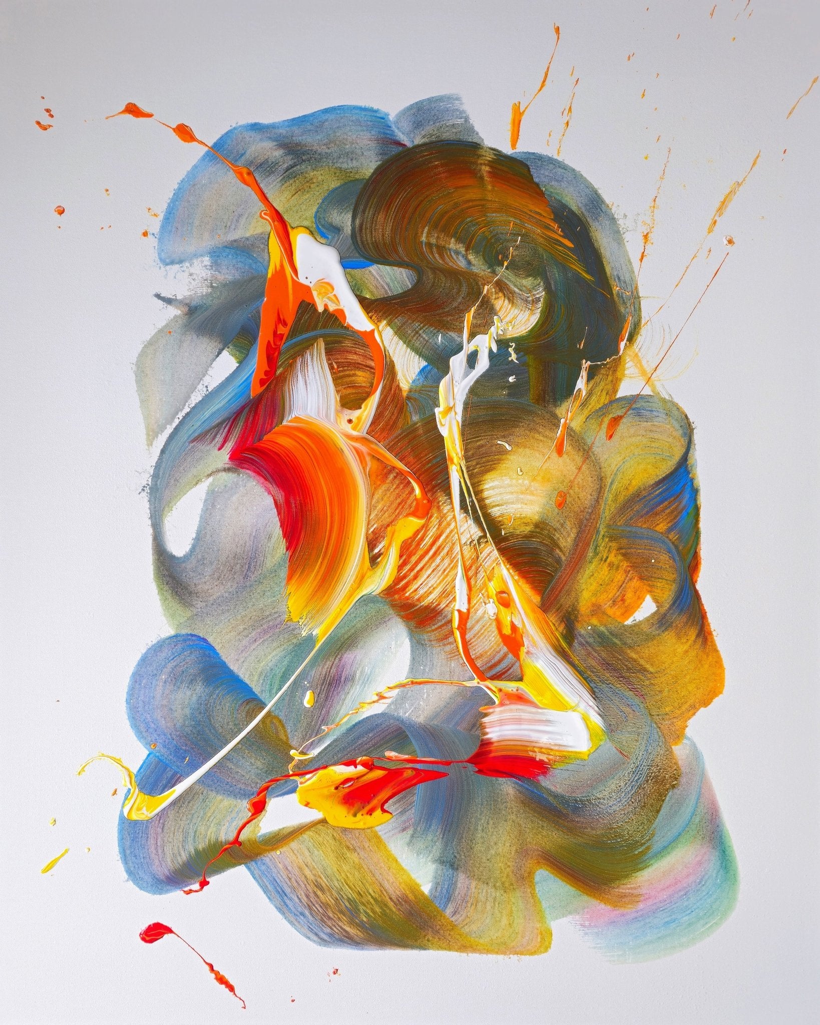 Vibrant Swirls And Splashes No 1