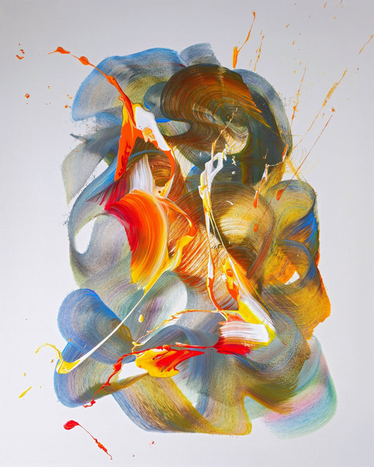 Vibrant Swirls And Splashes No 1