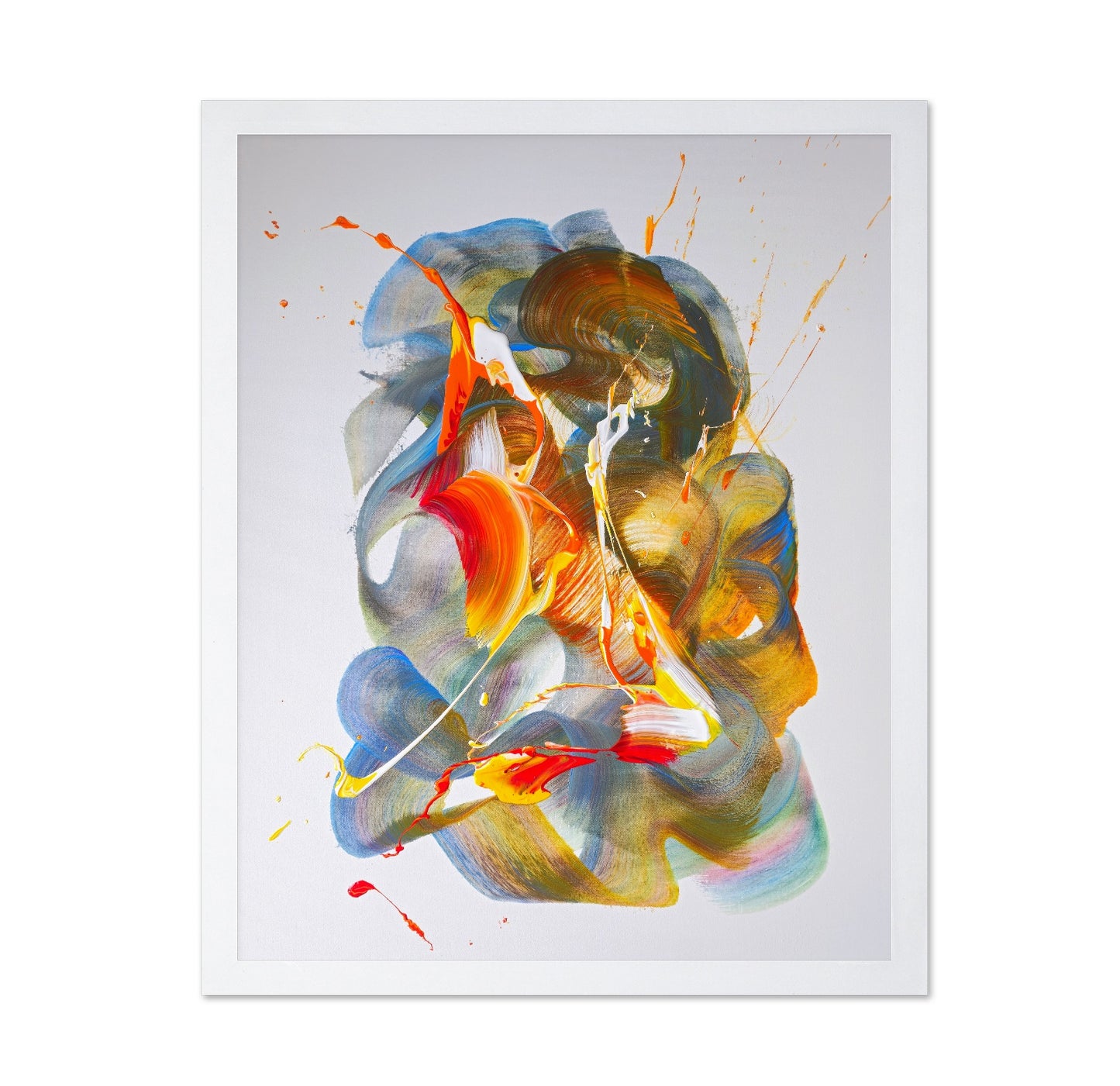Vibrant Swirls And Splashes No 1