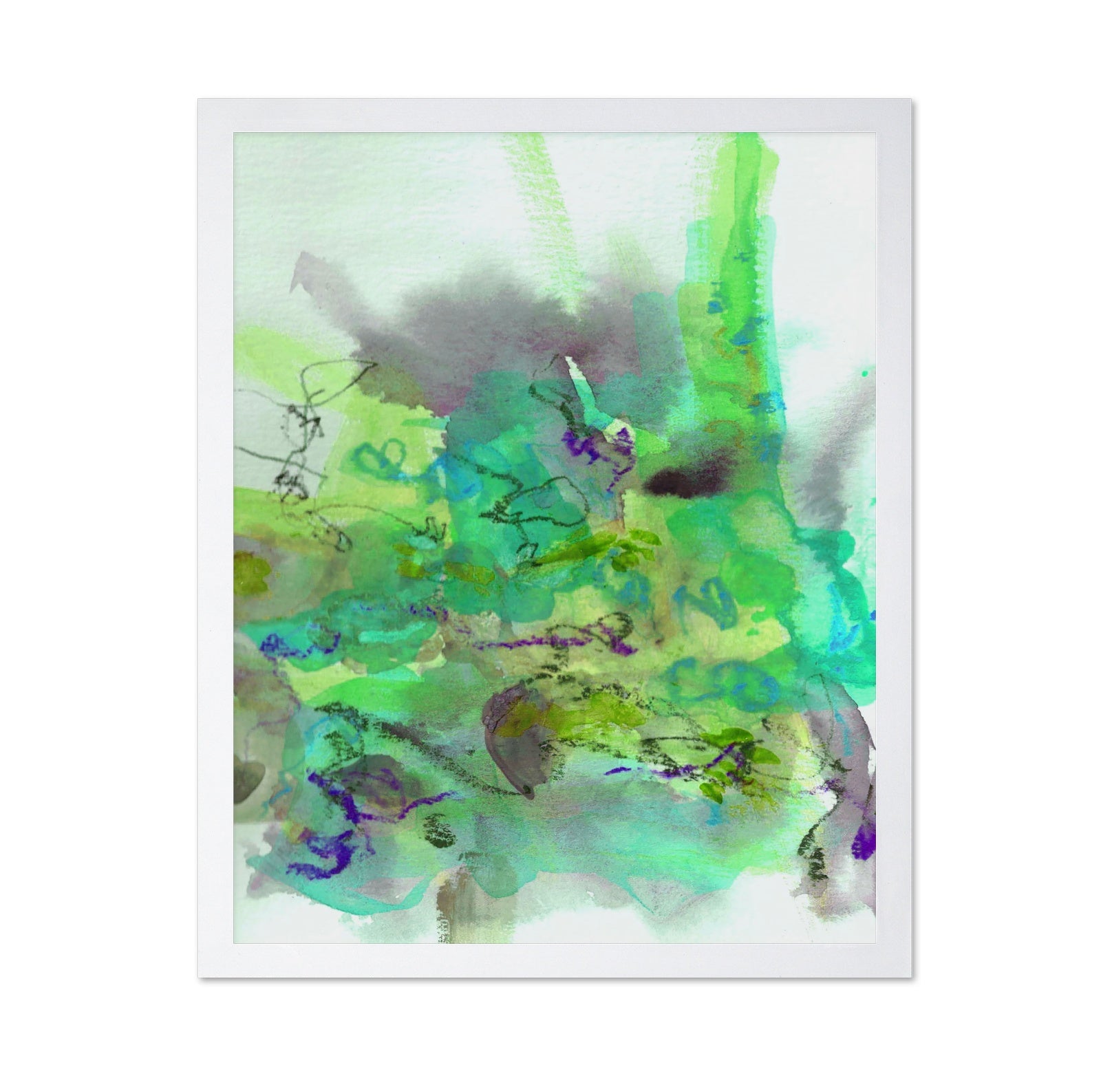Abstract Distant Point Fresh Green