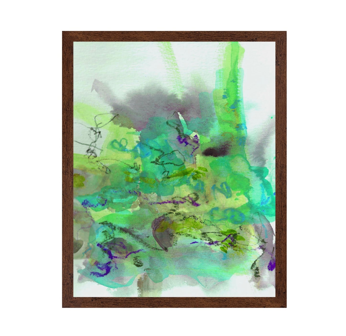 Abstract Distant Point Fresh Green