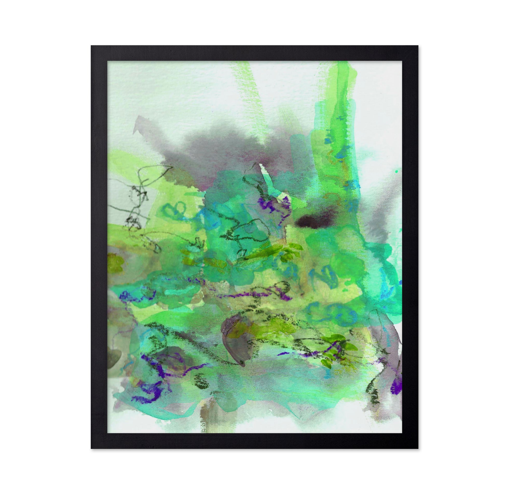 Abstract Distant Point Fresh Green